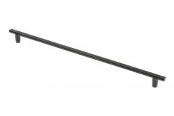 Bútorfogantyú GTV RAY, C=320 mm, L=360 mm, ZnAl, matt fekete - Készlet 3