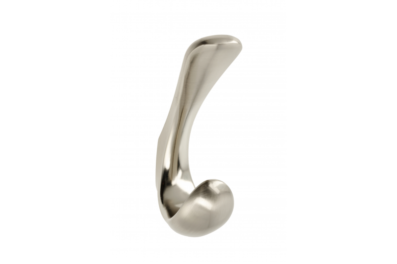 GTV ORA-hanger, dubbel, ZnAl, geborsteld staal - Set van 2