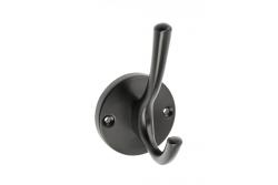 GTV RHINO-hanger, dubbel, ZnAl, matzwart - Set van 4