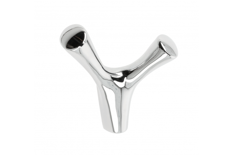 GTV TORNA-hanger, dubbel, ZnAl, verchroomd - Set van 3