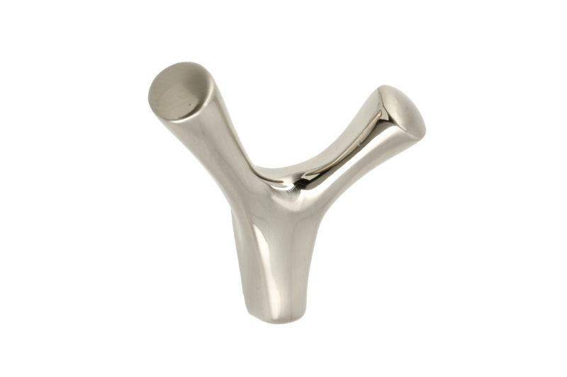 GTV TORNA-hanger, dubbel, ZnAl, geborsteld staal - Set van 3