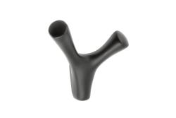 GTV TORNA-hanger, dubbel, ZnAl, matzwart - Set van 3