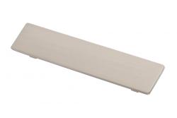 Zamak fogantyú HILL forma művészet C=128mm kefélt acél - Készlet 3