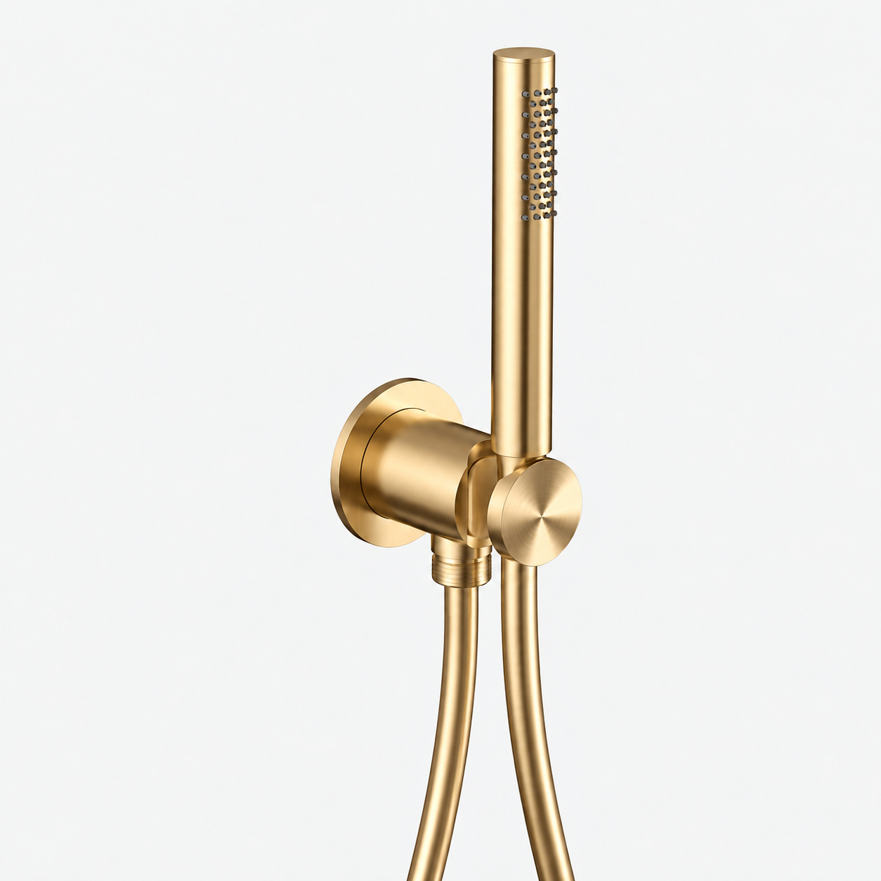 Aquanello Eterna Gold PVD Hand Shower Set with Water Connection and Bar-Style Hand Shower ET-S-SET13-1-60