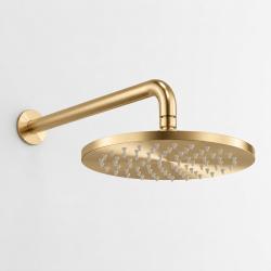 Aquanello Eterna Gold Rain Showerhead 200 mm with Wall-Mounted Shower Arm 390 mm ET-S-SET16-1-60