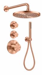 Aquanello Eterna Thermostatische Inbouw Doucheset 20 cm Regendouche Koper ET-S-SET1-1-62