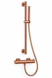 Aquanello Eterna PVD Copper Thermostatic Shower Set with Shower Rod and Handheld Showerhead ET-S-SET9-1-62