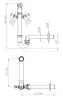 Pure.Sink Universal Siphon space-saving kitchen sink trap with 2 dishwasher connections PRSIF011