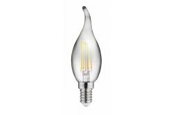 Bombilla Lumiere Decor LED E14 vela filamento 1800K Cristal ahumado 35mm - Juego de 5