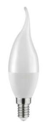 Bombilla Lumiere Decor vela LED E14 blanco neutro 3000K cristal transparente 37mm - Juego de 6