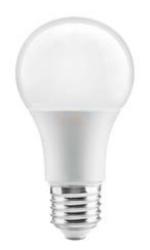 Bombilla Lumiere Decor LED redonda E27 blanco neutro 3000K blanco brillante 60mm 9.5W - Juego de 6