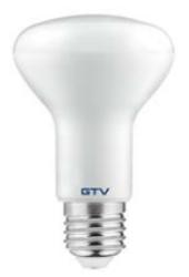 Decor Lumiere lámpara de hongo LED E27 blanco neutro 3000K Claro 63mm - Juego de 4