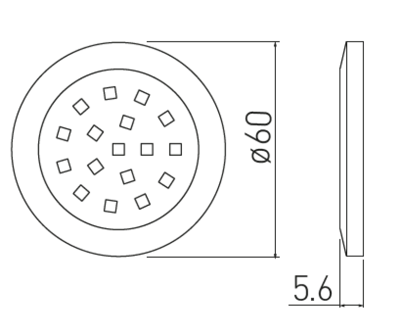 Decor Lumino Keuken LED Armatuur Warm witte verlichting 1208962933 - Set van 2