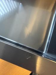 OUTLET lichte schade Pure.Sink Luxion PVD Grote Zwarte spoelbak 78x50 cm Tapwing met kraangatbank PLX7850T-63