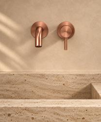 Aquanello Eterna 2-gats Inbouw Wastafelmengkraan Koper Geborsteld PVD ET-W-1-62