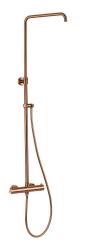 Aquanello Eterna Thermostatische Douchekolom 20 cm Regendouche Koper ET-S-SET10-4-62