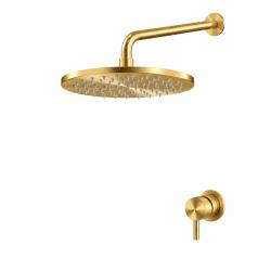 Aquanello Eterna Inbouw Doucheset PVD Goud met 25cm Regendouche ET-S-SET7-2-60