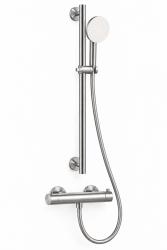 Aquanello Eterna Thermostatische Doucheset RVS met Glijstang en Ronde Handdouche ET-S-SET9-2-02