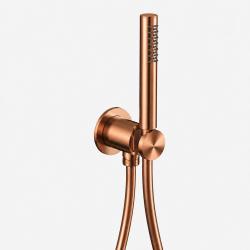 Aquanello Eterna Copper PVD Hand Shower Set with Water Connection and Bar-Style Hand Shower ET-S-SET13-1-62