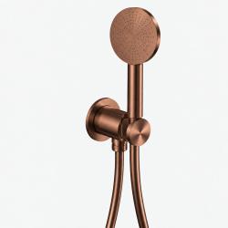 Aquanello Eterna Copper PVD Hand Shower Set with Water Connection and Round Hand Shower ET-S-SET13-2-62