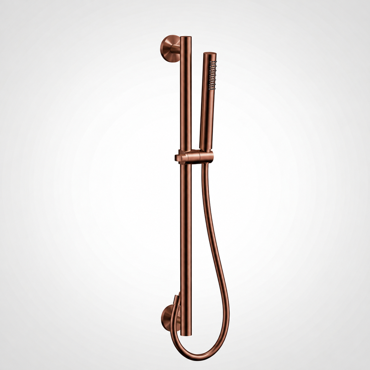 Aquanello Eterna Conjunto de duche em PVD dourado com barra deslizante de 60 cm e chuveiro de mão com haste ET-S-SET14-1-62