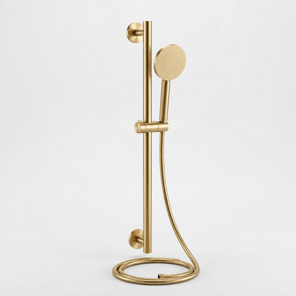 Aquanello Eterna Gold PVD Shower Set with 60 cm Sliding Rod and Round Hand Shower ET-S-SET14-2-60