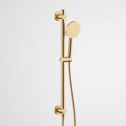 Aquanello Eterna Gold PVD Slide Bar Set with Water Supply and Round Hand Shower ET-S-SET15-2-60