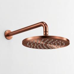 Aquanello Eterna Copper PVD Rain Showerhead 20 cm with Wall-Mounted Shower Arm 39 cm ET-S-SET16-1-62
