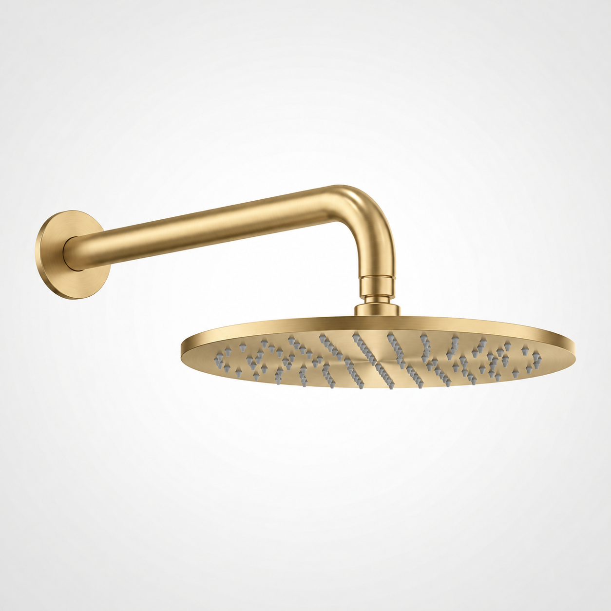 Aquanello Eterna Gold PVD Rain Showerhead 25 cm with Wall-Mounted Shower Arm 39 cm ET-S-SET16-2-60