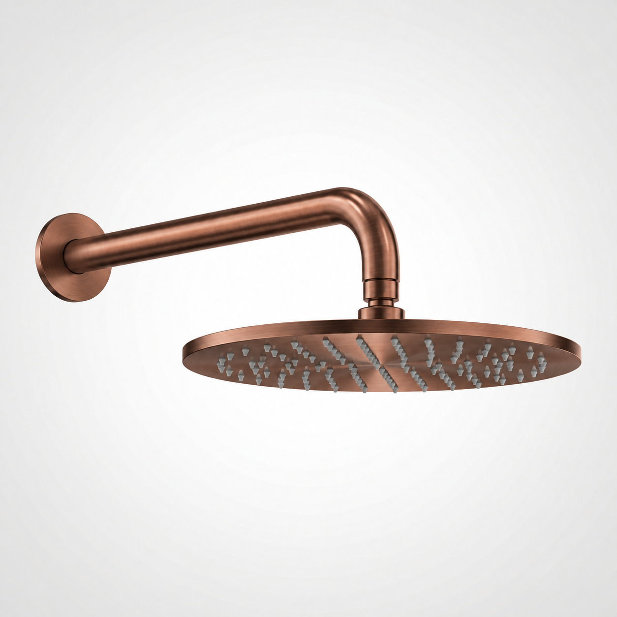 Aquanello Eterna Chuveiro de chuva em PVD dourado 25 cm com braço de chuveiro de parede de 39 cm ET-S-SET16-2-62
