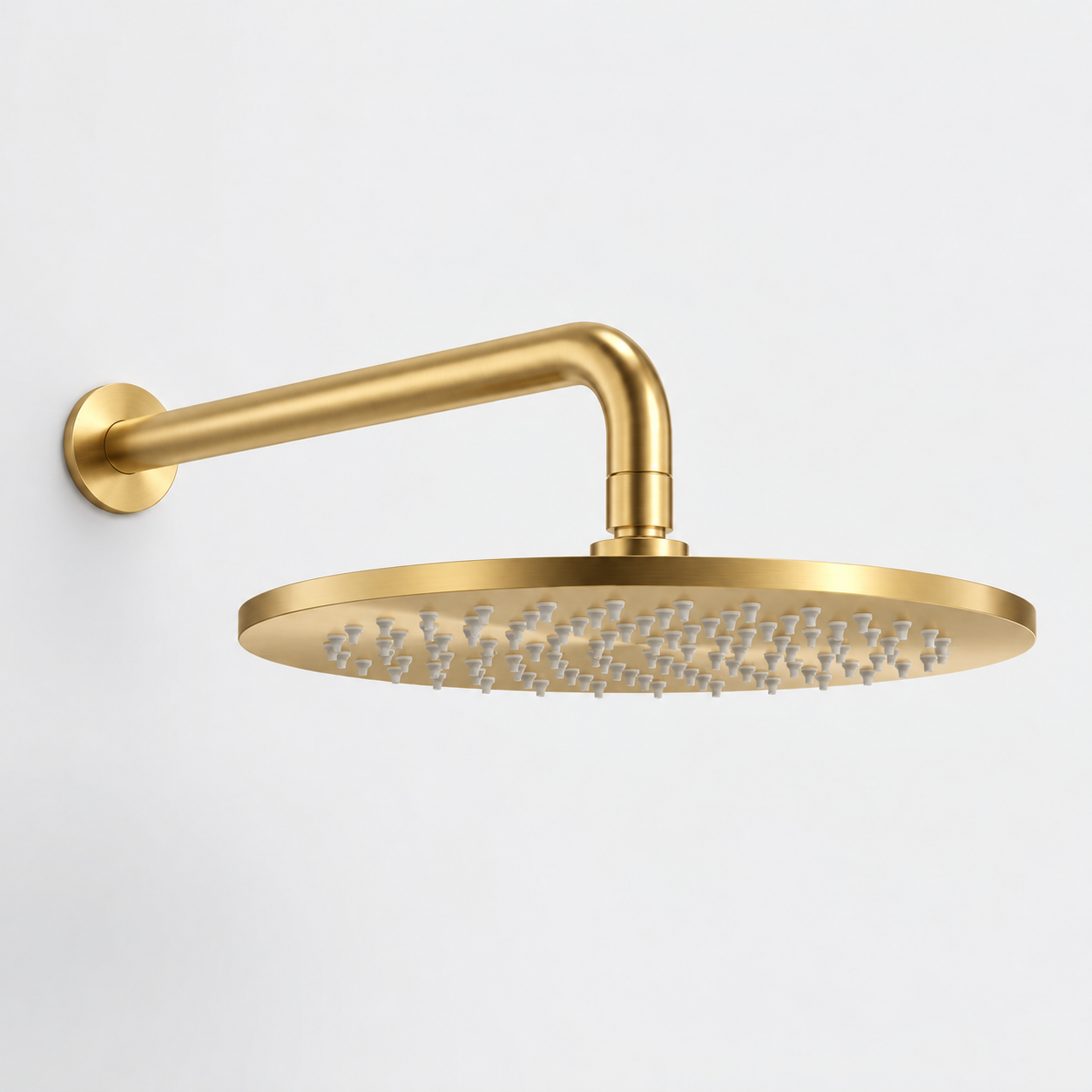 Aquanello Eterna Gold PVD Rain Showerhead 30 cm with Wall-Mounted Shower Arm 39 cm ET-S-SET16-3-60