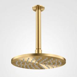 Aquanello Eterna Gold PVD Rain Showerhead 20 cm with Ceiling Bracket 25 cm ET-S-SET16-4-60