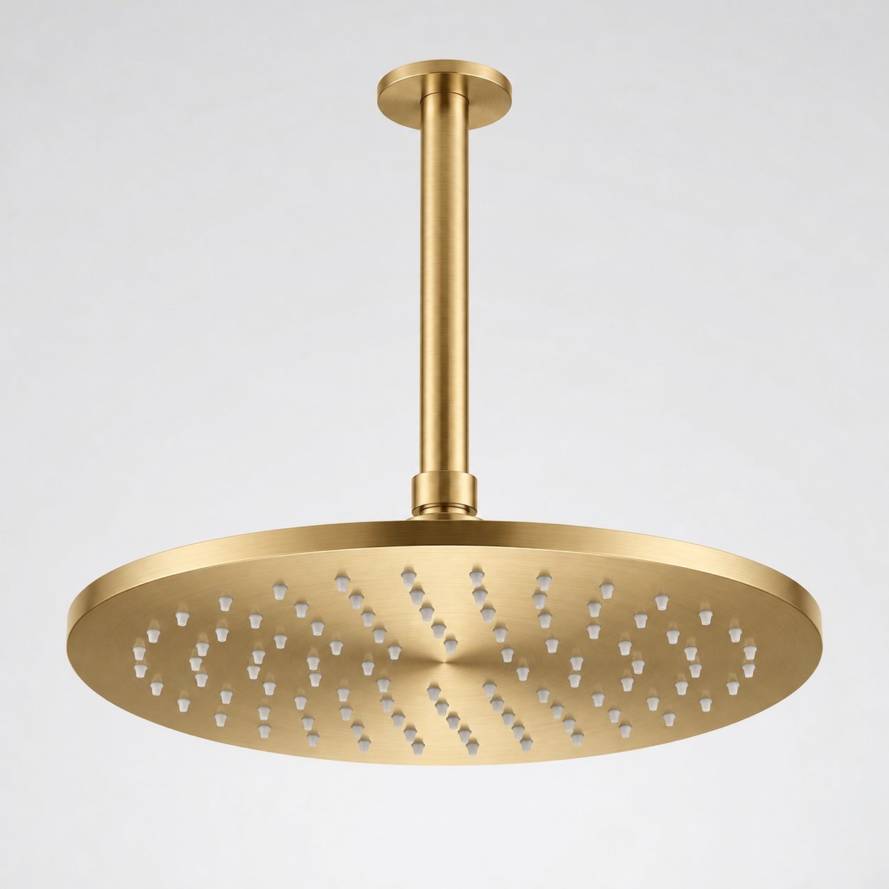 Aquanello Eterna Gold PVD Rain Showerhead 25 cm with Ceiling Bracket 25 cm ET-S-SET16-5-60