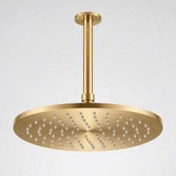Aquanello Eterna Gold PVD Rain Showerhead 25 cm with Ceiling Bracket 25 cm ET-S-SET16-5-60