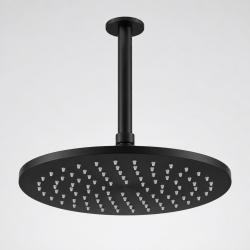 Aquanello Eterna Matte Black Rain Shower Head 25 cm with Ceiling Bracket 25 cm ET-S-SET16-5-10