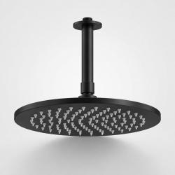 Aquanello Eterna Matte Black Rain Shower Head 30 cm with Ceiling Bracket 25 cm ET-S-SET16-6-10