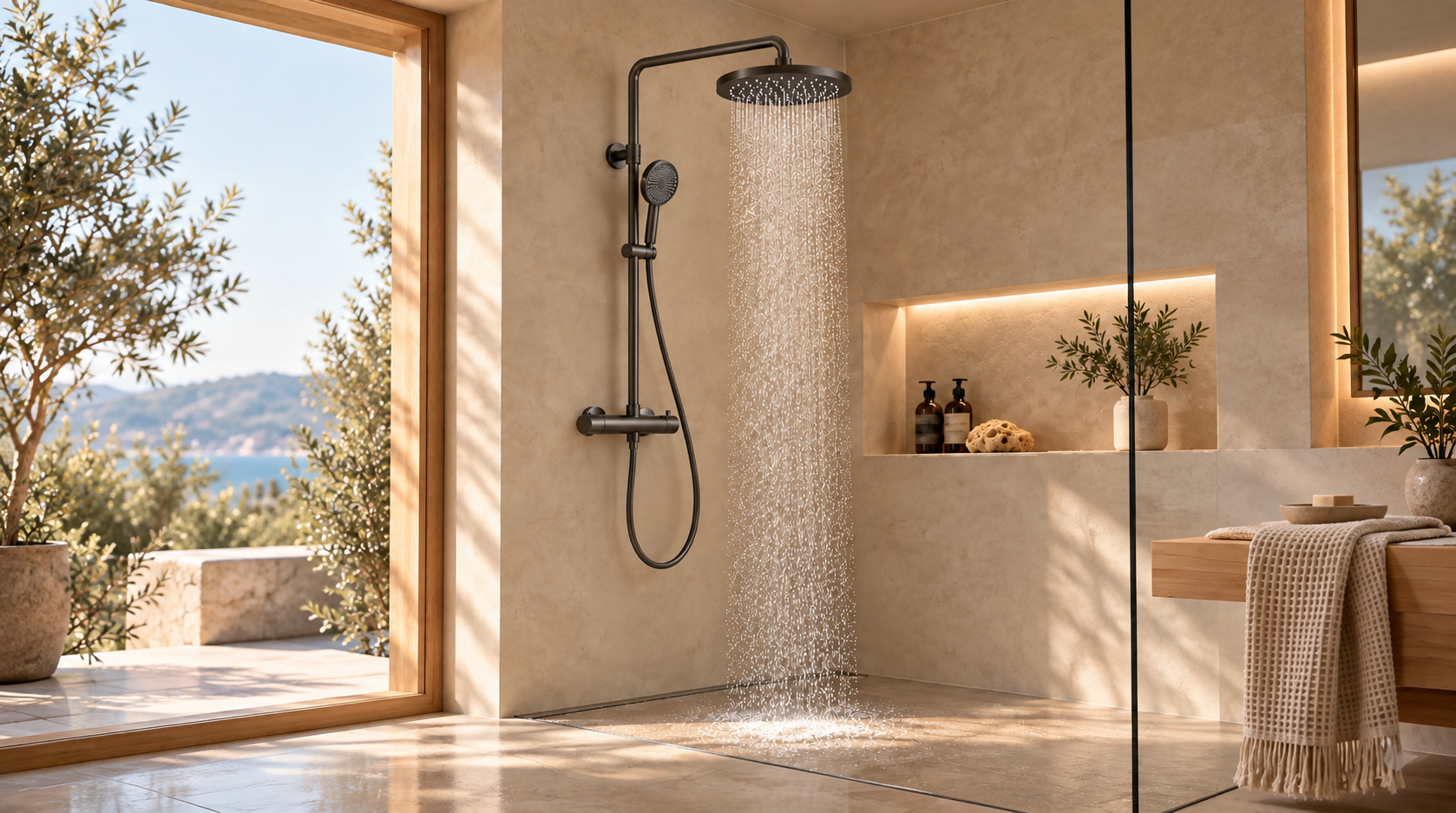 L'habitude de nettoyage qui ruine silencieusement votre douche noire mat