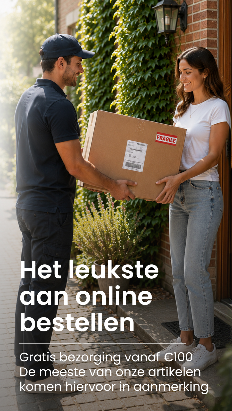 Free delivery from 100 euro